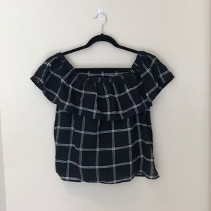 ABERCROMBIE OFF THE SHOULDER TOP